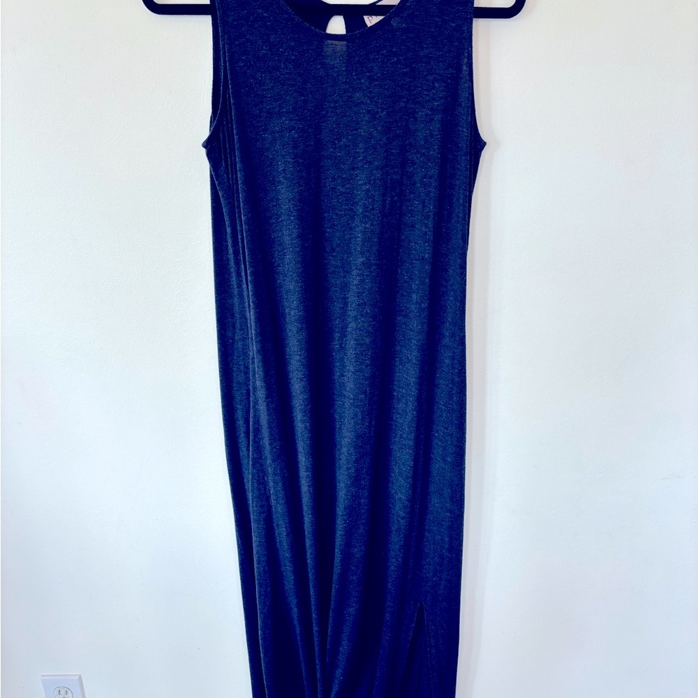 Navy maxi dress size medium